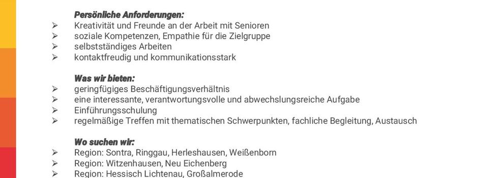 Stellenausschreibung für das Projekt „Handy-Fit“