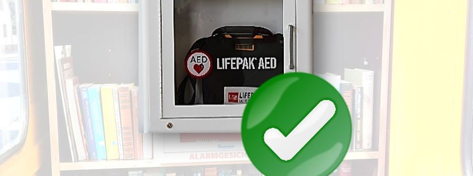 Defibrillatoren (AEDs) in Karlstein wieder betriebsbereit und an ihrem Platz!