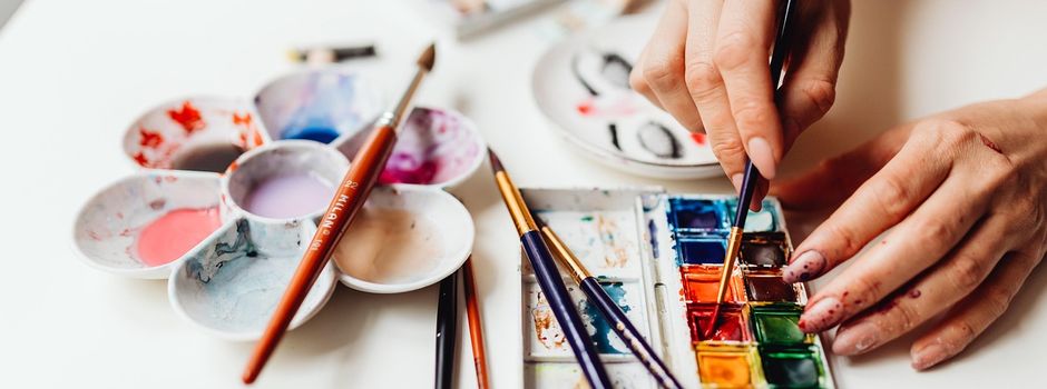 Modern Watercolor-Weihnachtliche Grüße