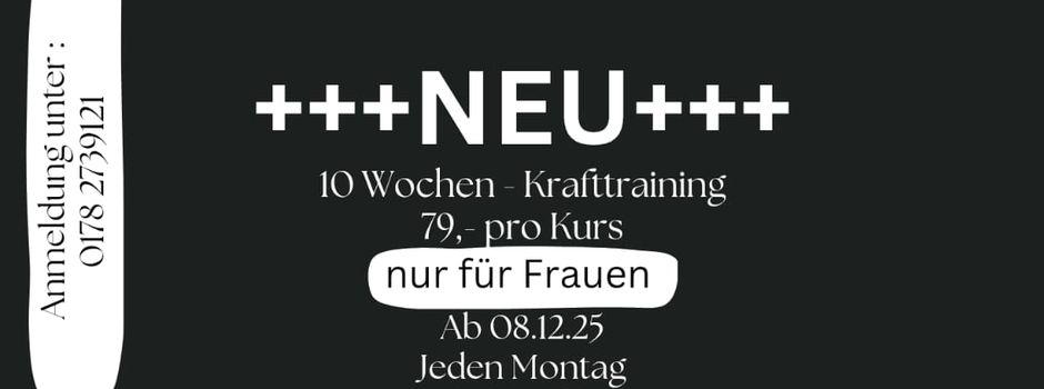 10-Wochen-Kurs Krafttraining