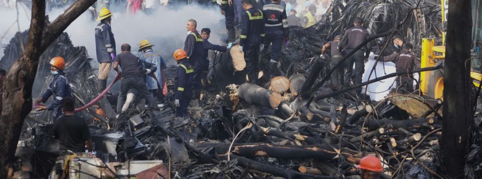 Flugzeugabsturz in Indien: Was wir wissen - und was nicht