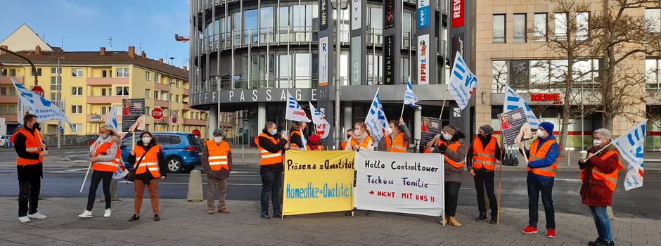 „Wir lehnen das klar ab!“: Mainzer Eisenbahner demonstrieren gegen Umzug