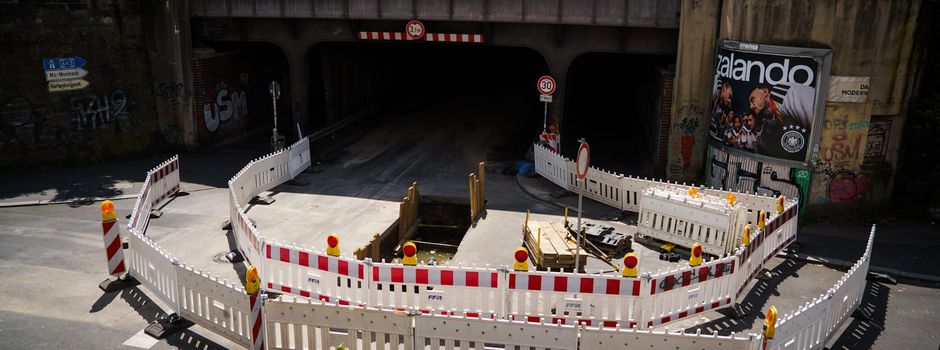 Wasserrohrbruch in Mainz: Ostein-Unterführung gesperrt