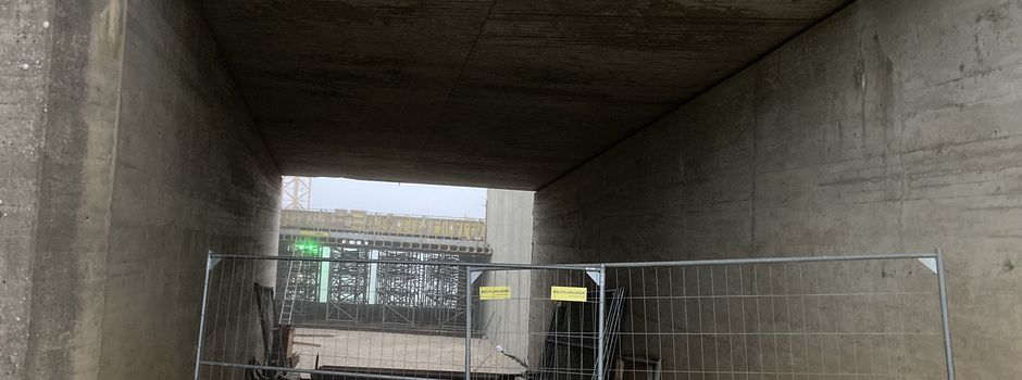 Unterführung GVS Poppberg - Gronatshof bis ca. Dezember 2 0 2 5 gesperrt