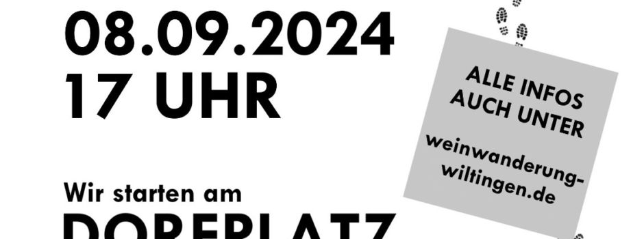 Weinwanderung am 08.09.