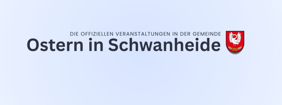 Osterfeuer (Sa) und Kindernachmittag (Do)