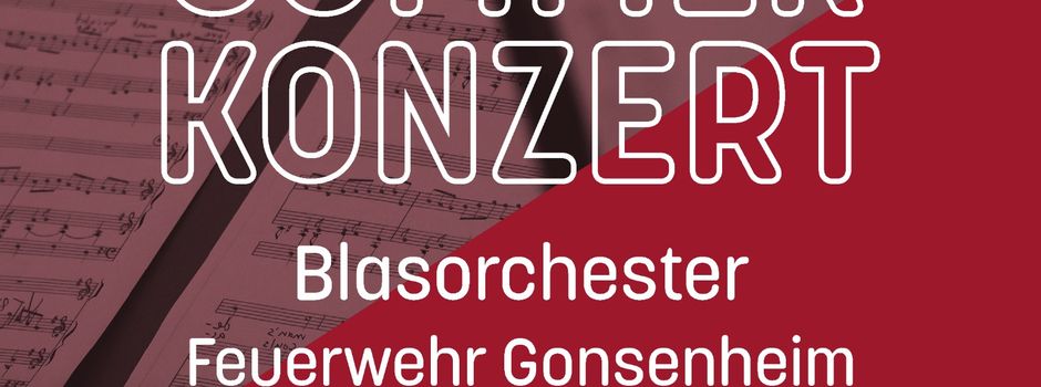 Sommerkonzert des Blasorchesters der Feuerwehr Gonsenheim