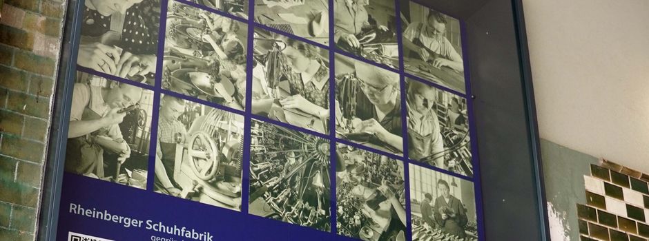 Vitrine im Rheinberger-Atrium lädt Besucher zu Zeitreise ein