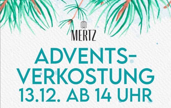 Adventsverkostung im Weingut Mertz