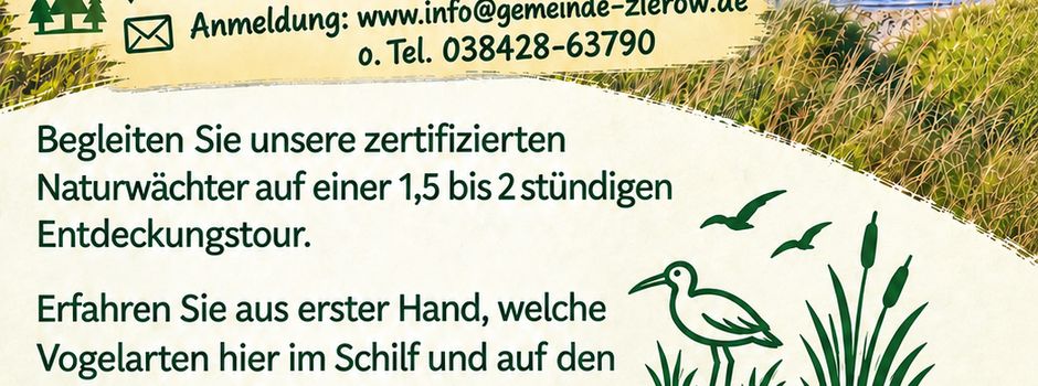 Exkursion mit dem Buchtranger