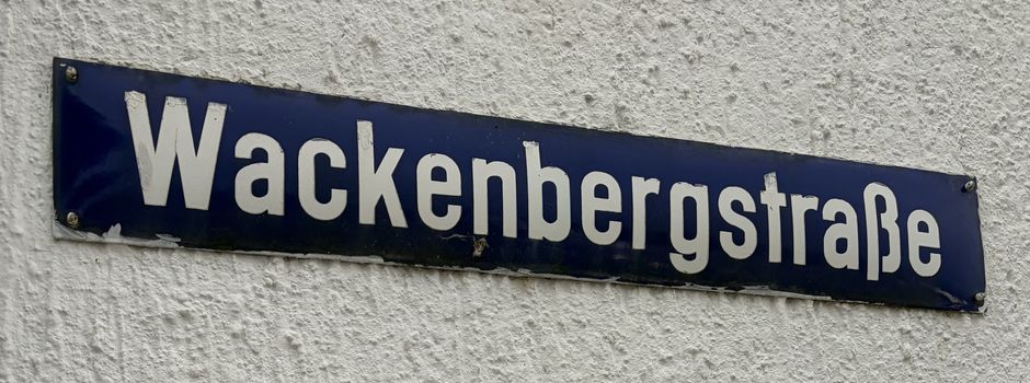 Erneuerung der Versorgungsleitungen in der Wackenbergstraße