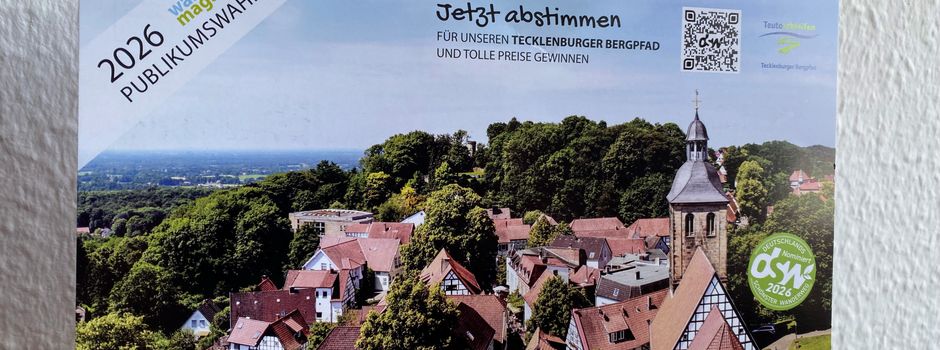 Nominierung Teutoschleife Tecklenburger Bergpfad - Stimmen Sie ab