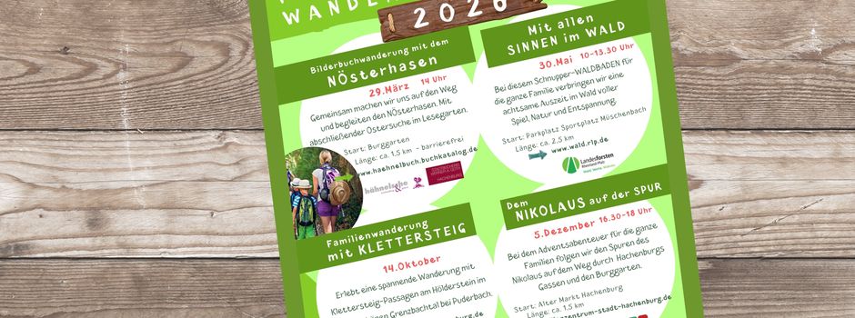 Erlebnisreiche FAMILIENWANDERUNGEN vom Familiennetzwerk auch 2026