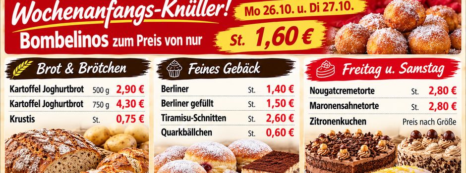 Angebote Bäckerei Deubel