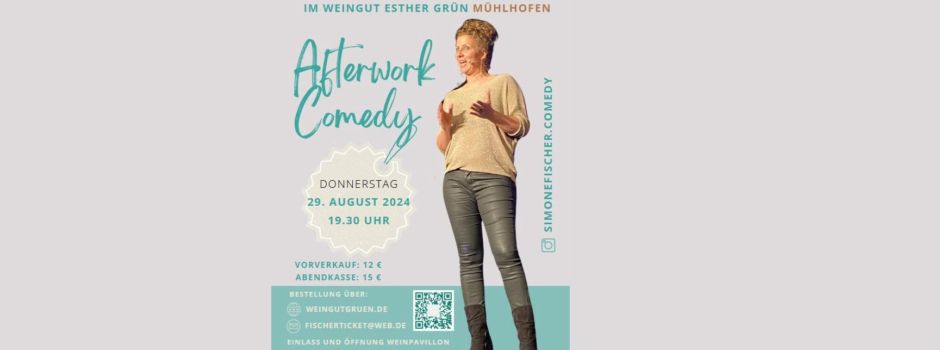 Afterwork Comedy im Weingut Grün in Mühlhofen