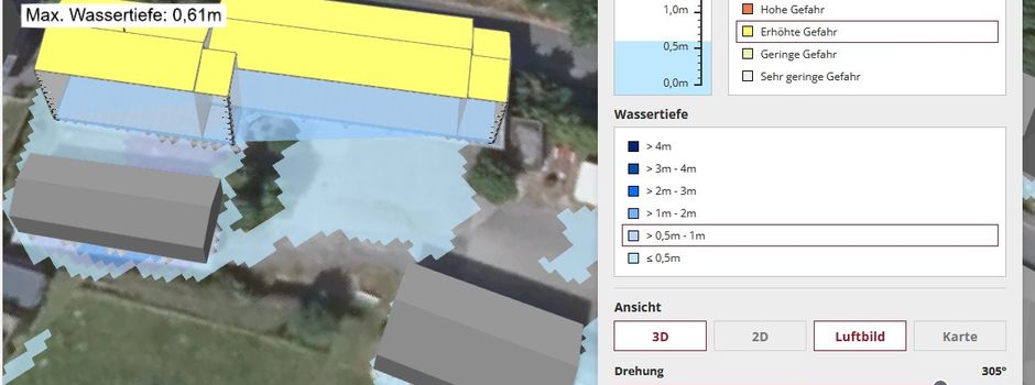 Hochwasser und Starkregen: Wie gefährdet ist mein Zuhause?