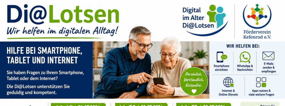 Di@Lotsen wieder in Kefenrod, Hirzenhain und Gedern