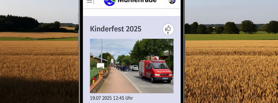 Mühlenrade-App im neuen Look