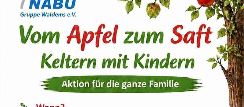 Vom Apfel zum Saft