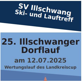 25. Illschwanger Dorflauf am 12.07.2025