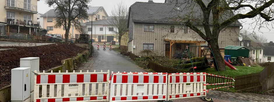 Jugendheimstraße gesperrt