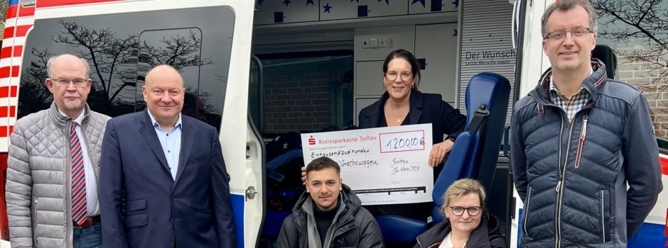 Spende für den „Wünschewagen“