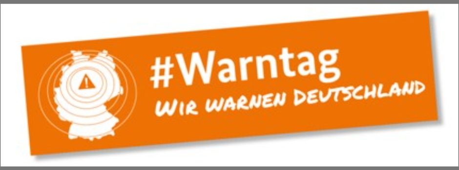 Bundesweiter Warntag am 10. September 2026