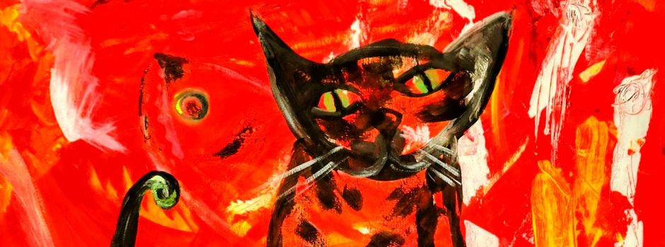 Ausstellung in der Treppenhausgalerie: "Für die Katz" von Mercedes von Tannenberg