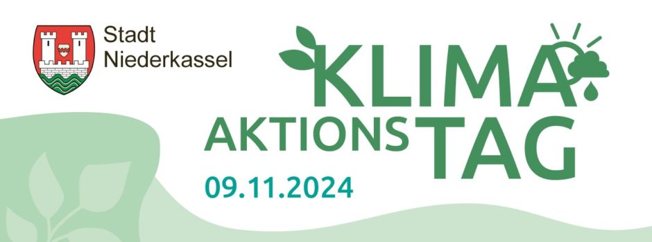 Erster Klimaaktionstag der Stadt Niederkassel am 9. November 2024