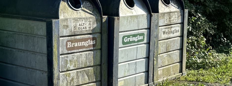 Neuer Standort Altglas-Container