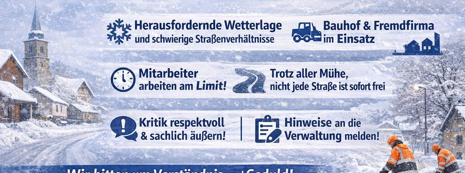 Winterdienst in Jerxheim: Ein Appell an Geduld und Respekt