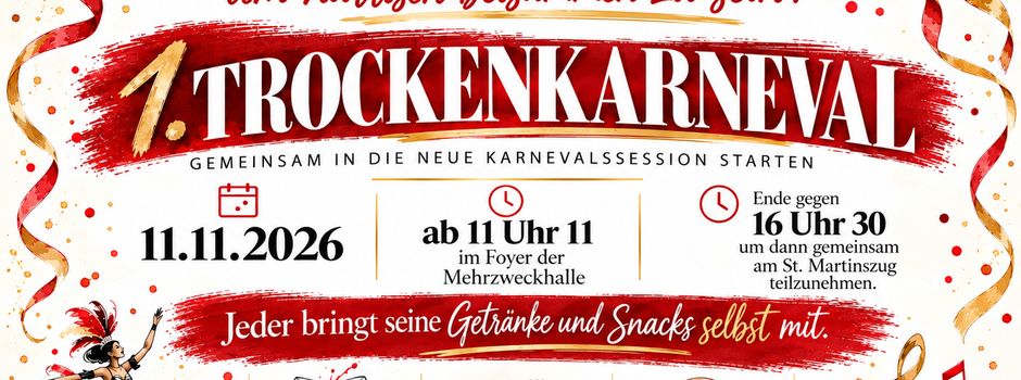 1. Trockenkarneval der Laatse Bejsder in Hellenhahn