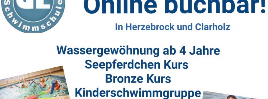 Letzte Plätze für Schwimmkurse in Herzebrock-Clarholz