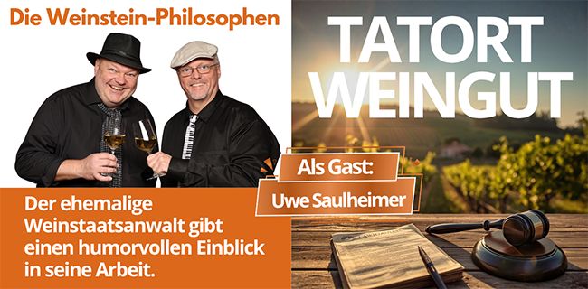 Musik und Anekdoten: „Tatort Weingut“ im Junghof