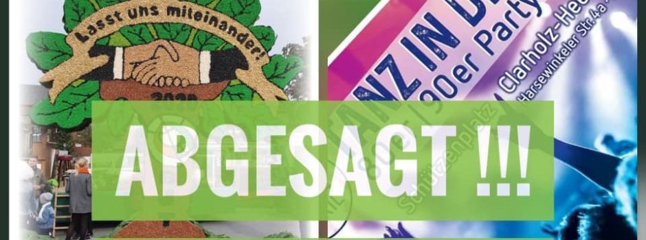 Absage Bezirksschützenfest mit dem Bezirksjungschützentag 2020