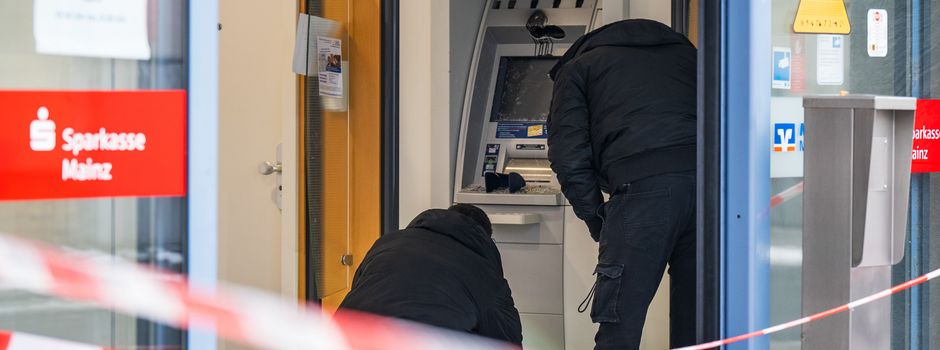 Geldautomat in Laubenheim beschädigt
