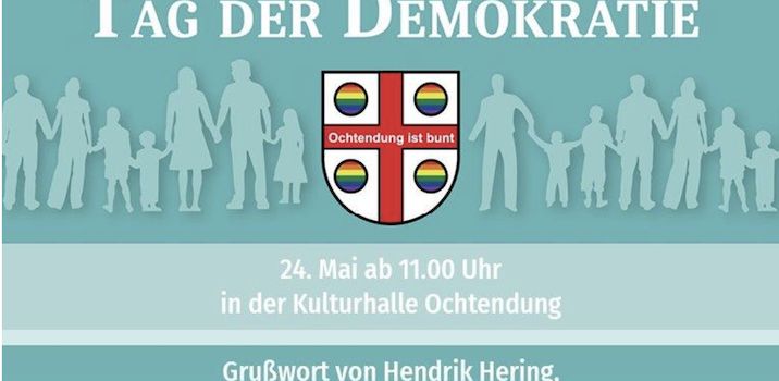 Tag der Demokratie am Samstag 24.05.2025, 11:00-14:00 Uhr in der Kulturhalle