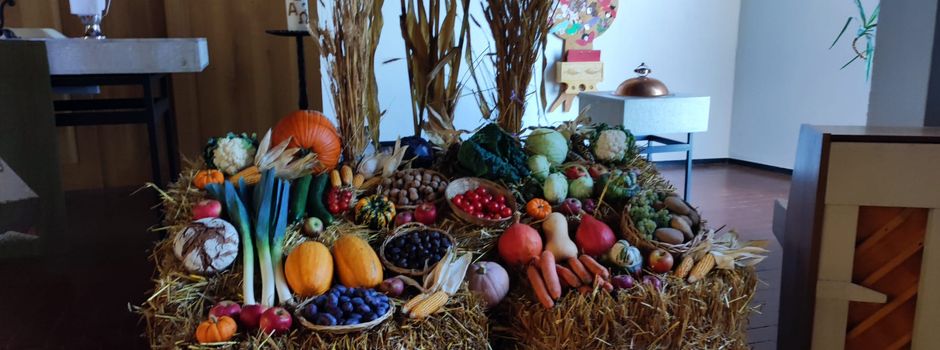 Erntedankfest am 04.10. in der Prot. Kirche 