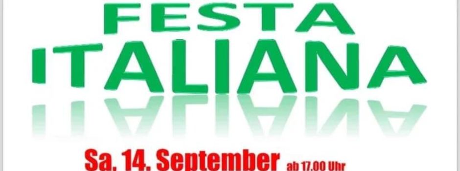 Festa Italiana auf dem Dorfplatz