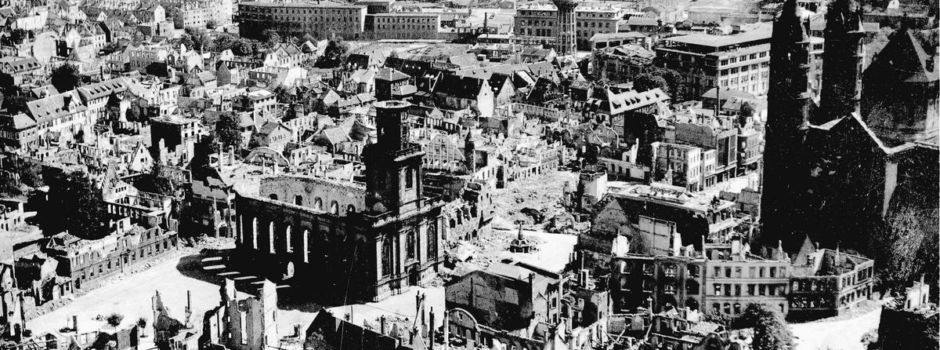 Die Folgen der Bombenangriffe auf Worms