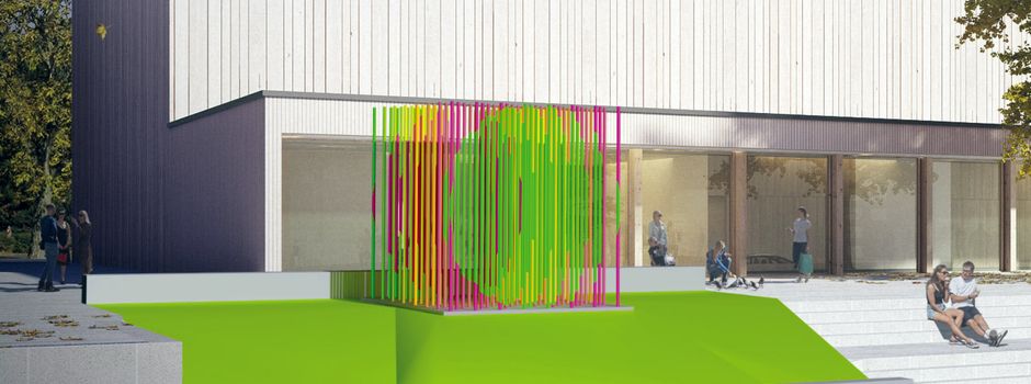 Neue Sporthalle: Felix Stumpf gewinnt Kunst-am-Bau-Wettbewerb