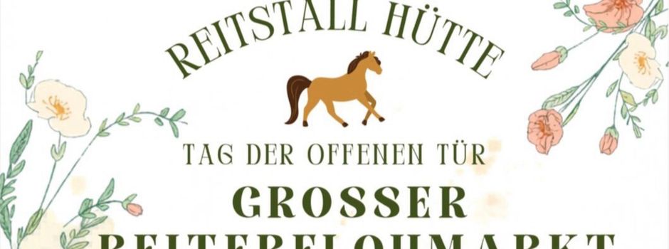 Großer Reiterflohmarkt beim Tag der offenen Tür