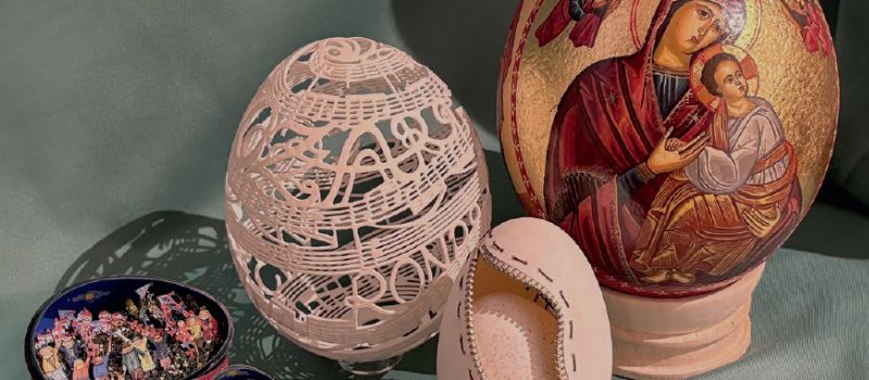 Kunst am Ei im Issumer His-Törchen