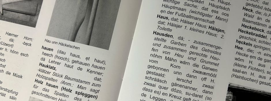 „Stänebächer platt“ Buchstabe H