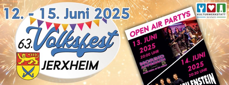 63. Jerxheimer Volksfest: Vier Tage voller Musik, Spaß und Gemeinschaft