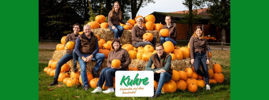 Hof Kuhre: Kürbis-Schnitzen für Groß und Klein in der Kürbis Scheune und Kürbis-Verkauf