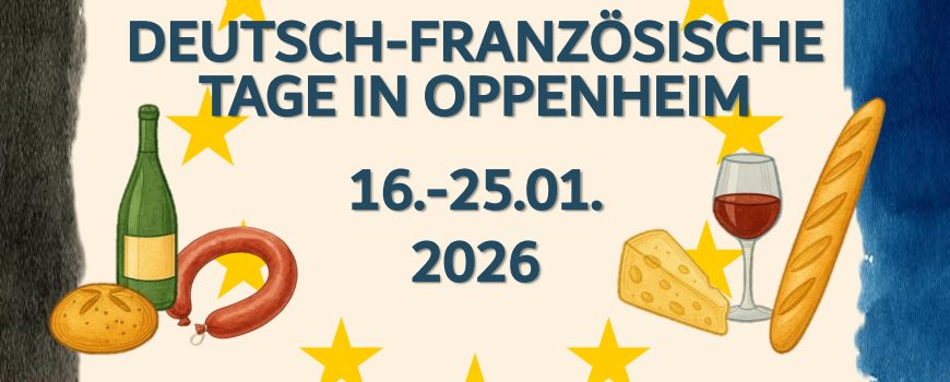 Chansons, Kino und Historie: Oppenheim feiert Deutsch-Französische Tage mit großem Kulturprogramm