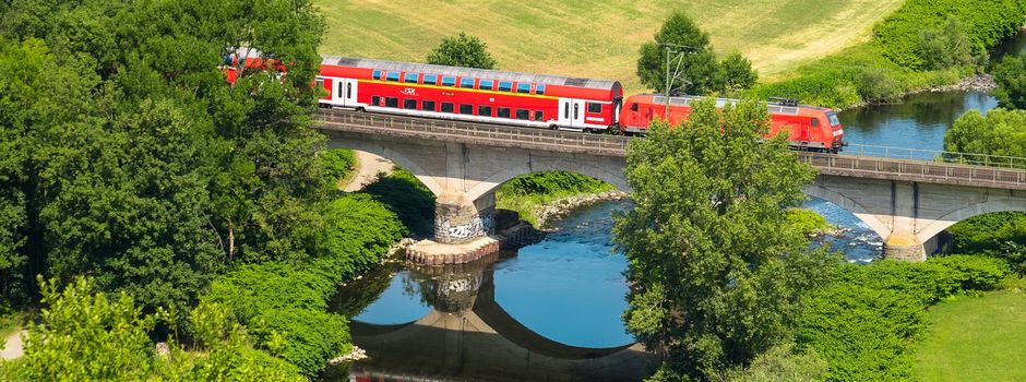 Die schönsten Zugstrecken mit dem Deutschlandticket