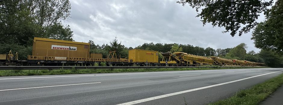 Gleiserneuerung zwischen Clarholz und Rheda auf 7,5 km Länge