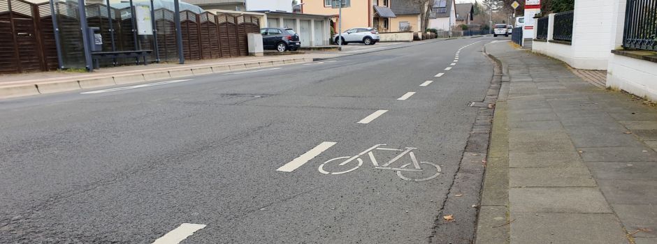Fahrrad-Schutzstreifen in Niederkassel?